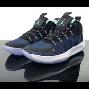 NEW Nike Air Jordan Shoes Black Blue 11